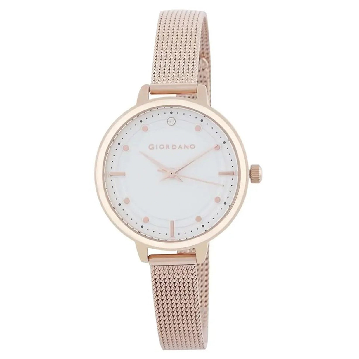 Amazon.com: GIORDANO Womens Gio Collection Metallic Analogue Watch -  G2117-22 (White_Free Size) : Clothing, Shoes & Jewelry