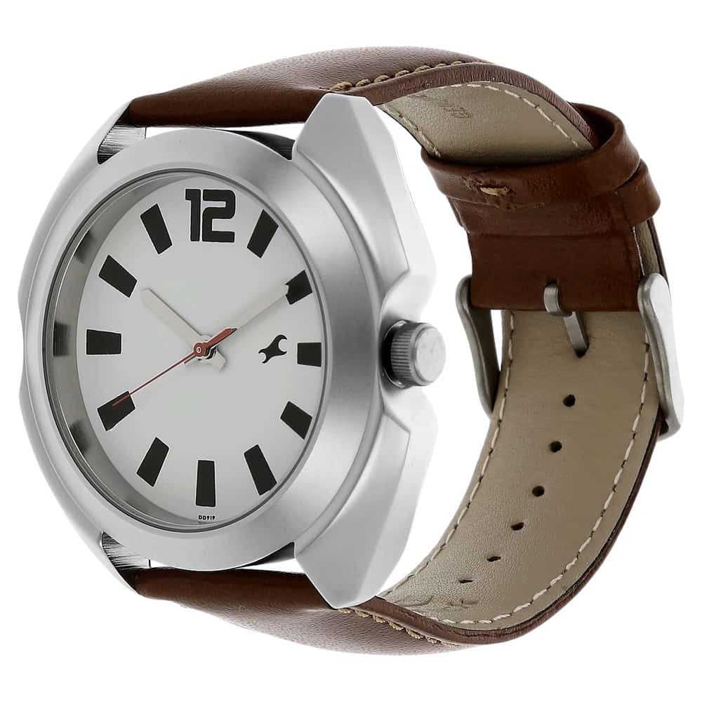 Fastrack Brown Leather Strap