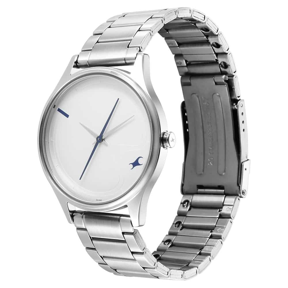 Stunners Men Silver Stainless Steel