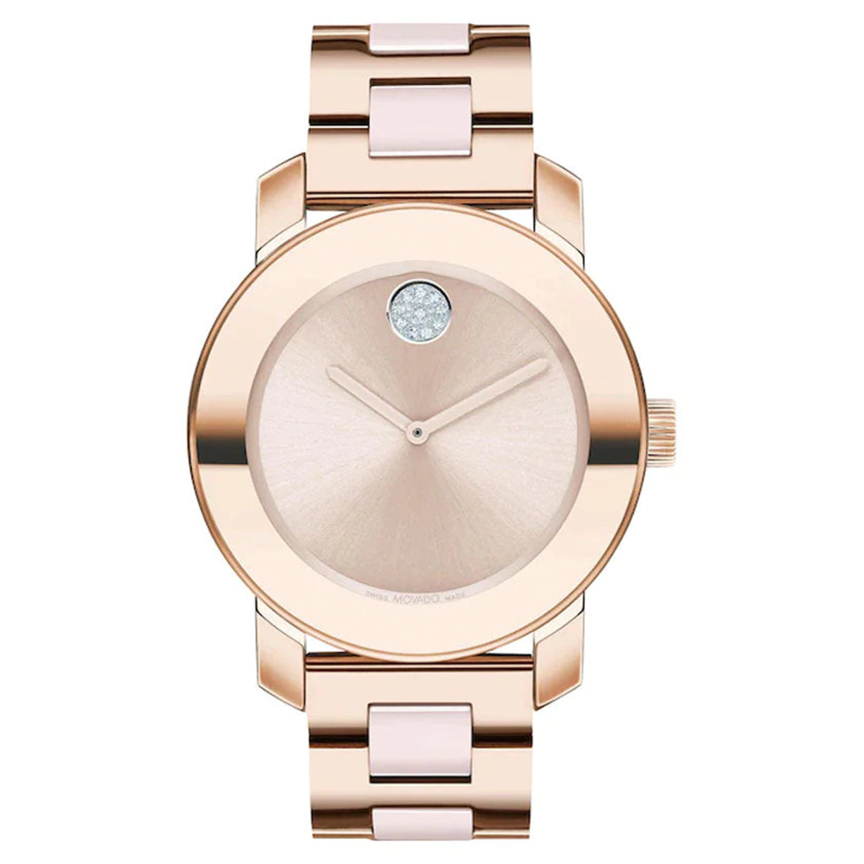 Movado Bold Iconic Metals Rose Gold Dial Women 36.3mm