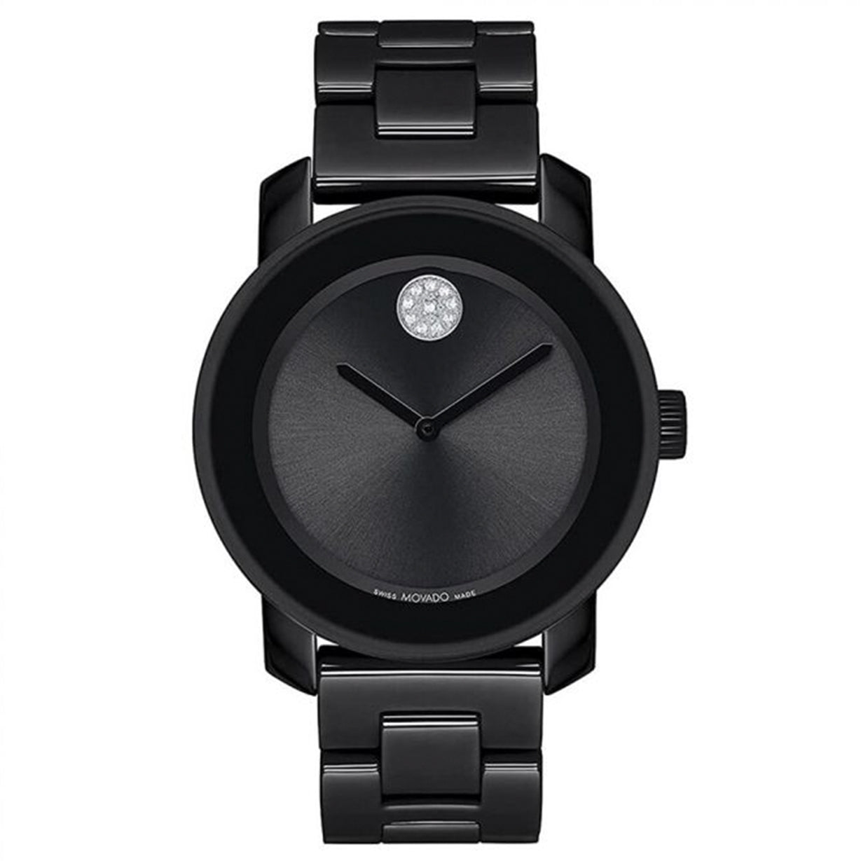 Movado Bold Iconic Metals Black Dial Women 36.3mm