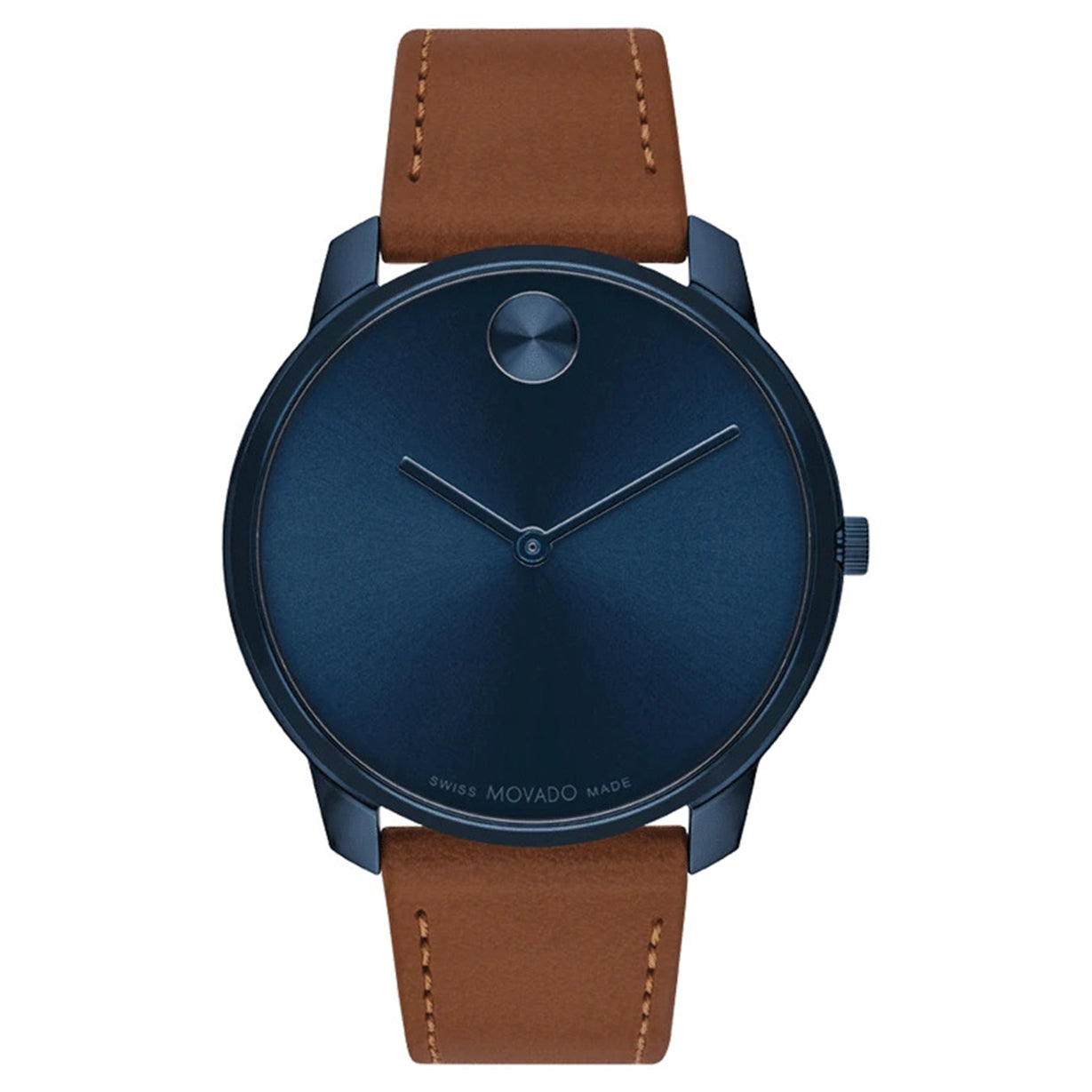 Movado Bold Thin Blue Dial Men 42mm