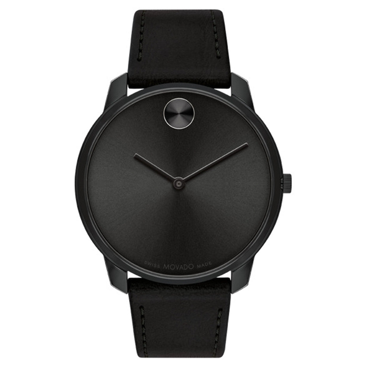 Movado Bold Thin Black Dial Men 42mm