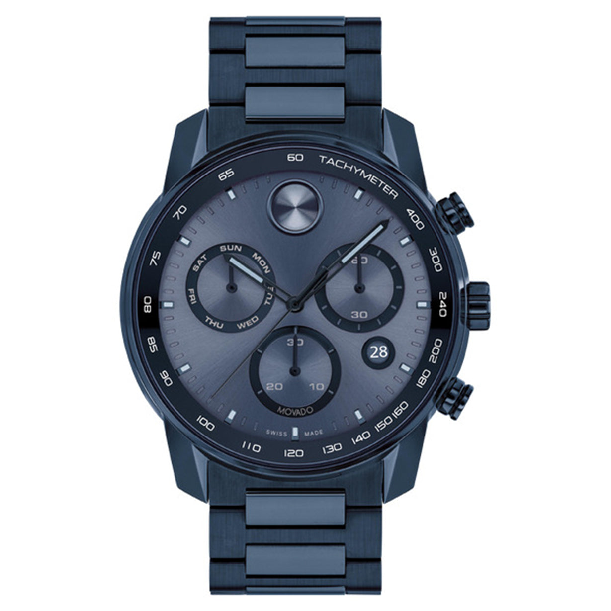 Movado Bold Verso Blue Dial Men 44mm