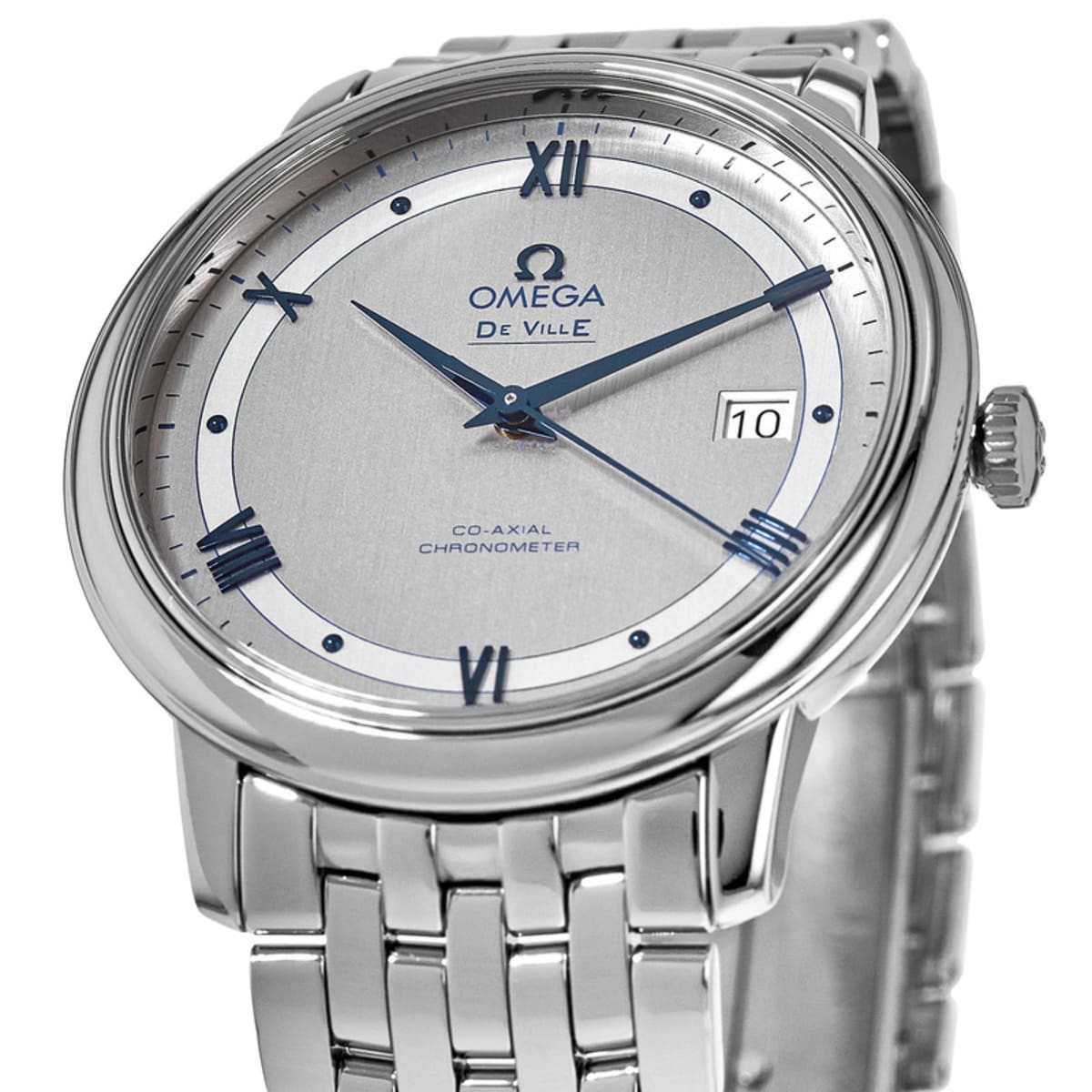 De Ville Prestige Co Axial Chronometer Silver Dial