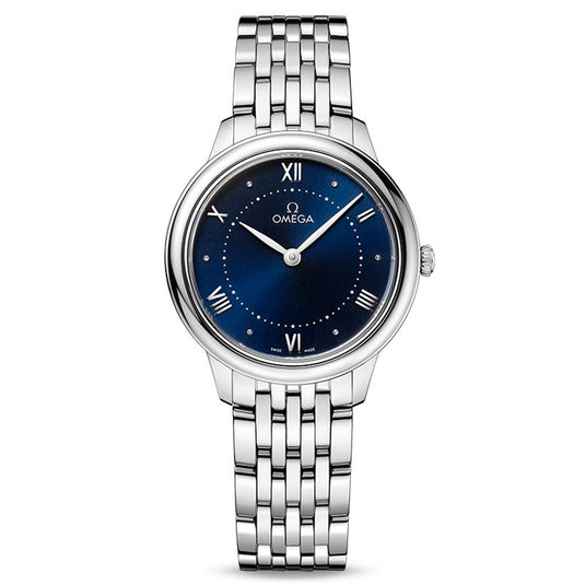 De Ville Prestige Quartz 30 mm Blue Dial