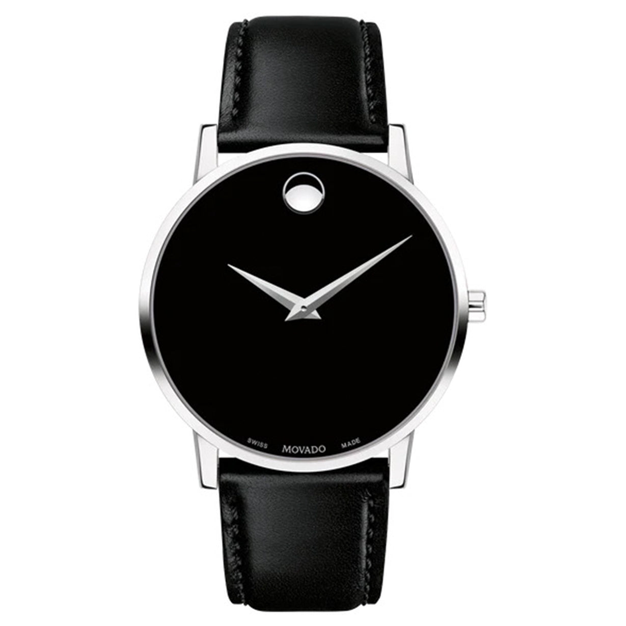 Museum Classic Black Dial Leather Strap