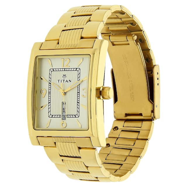 Karishma Champagne Dial & Stainless Steel Strap