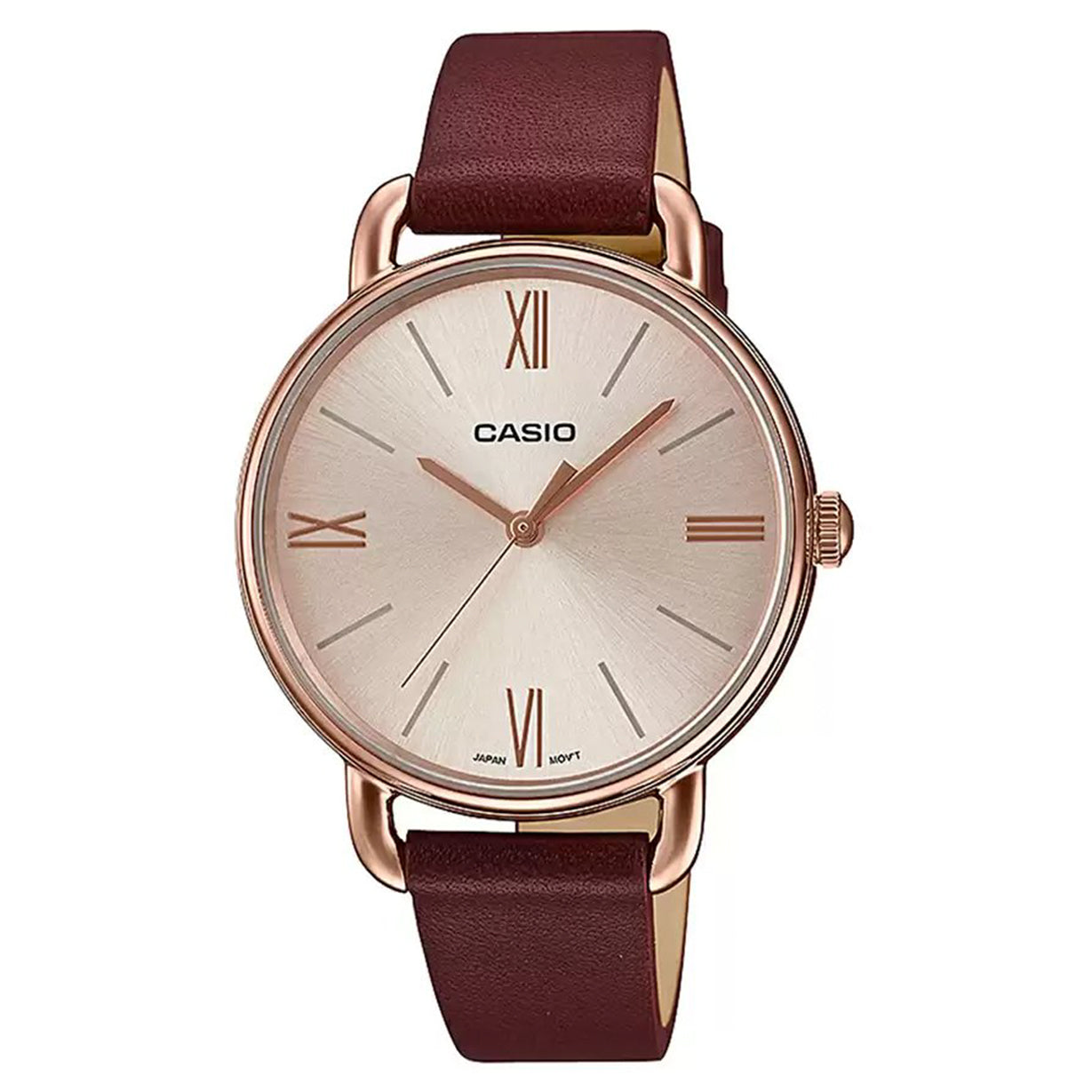Casio Enticer Rose Gold Dial Women 34mm