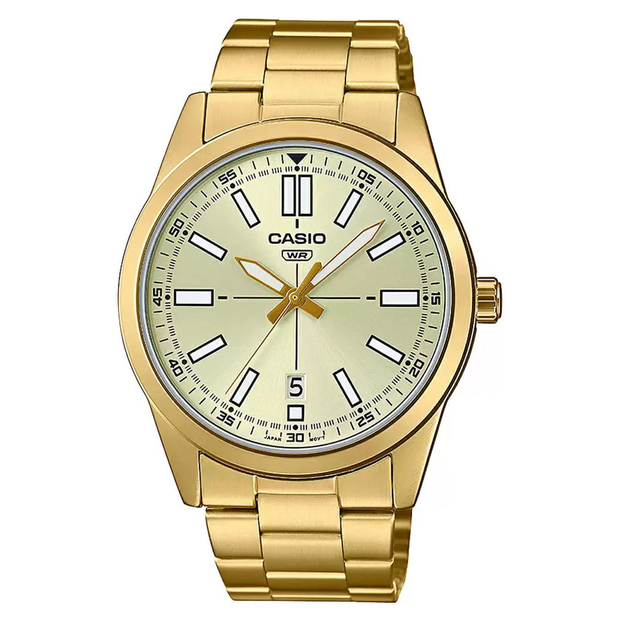 Casio Enticer Yellow Gold Dial Men 41mm