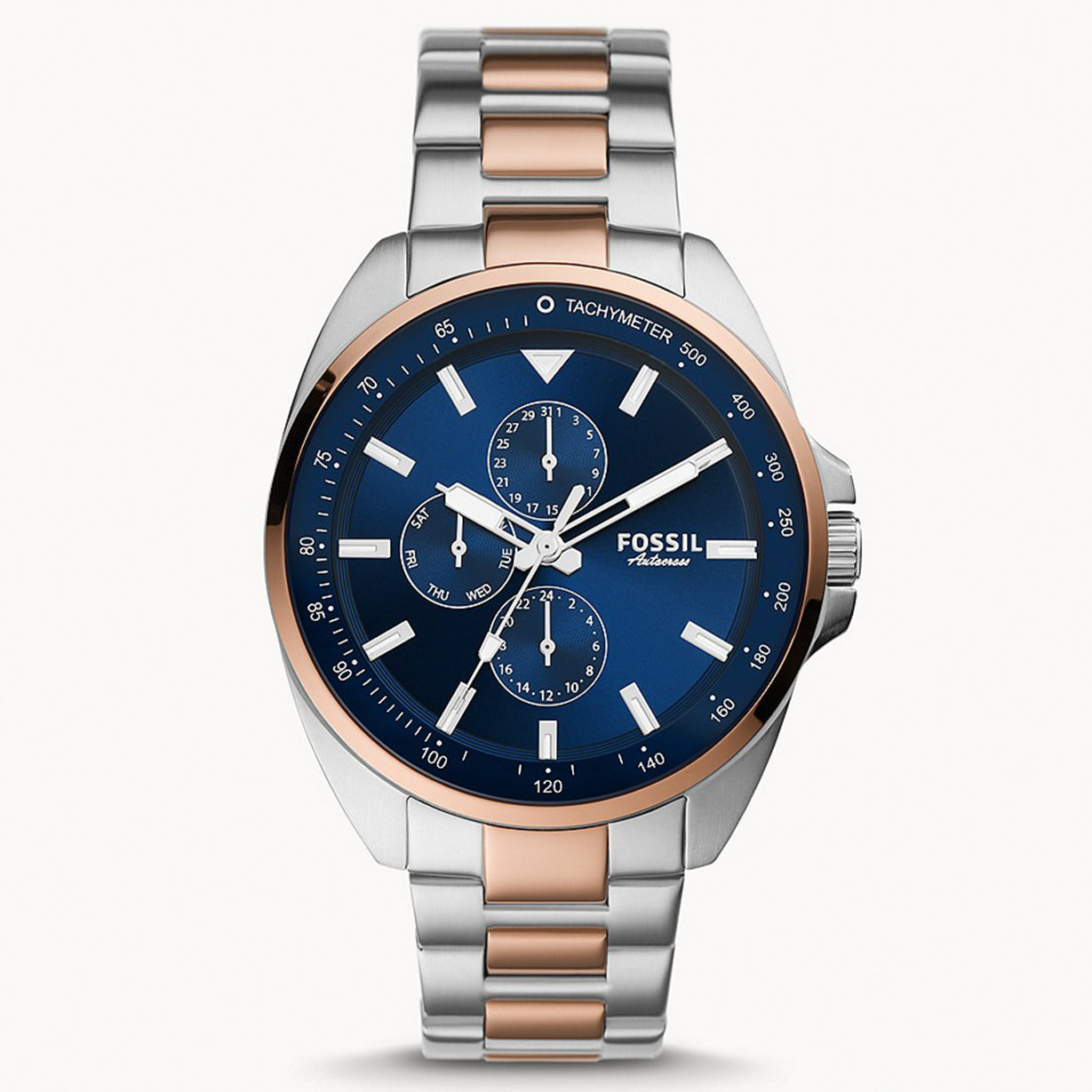 Fossil Autocross Orologio Uomo – Cassa 42mm In Acciaio – Movimento Multifunzione Al Quarzo – Cinturino In Acciaio – Impermeabile 5 ATM