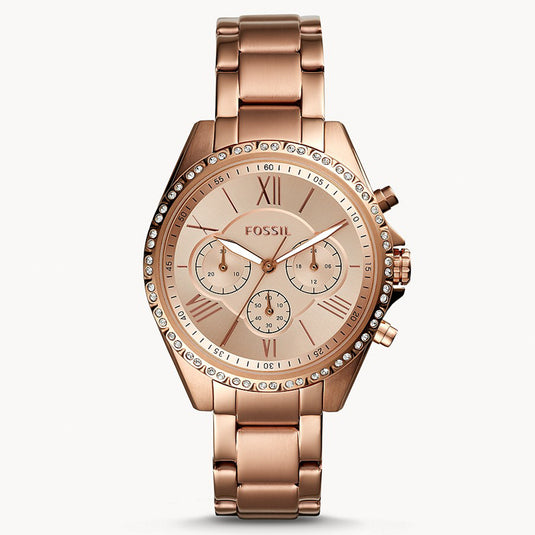 Modern Courier Chronograph Rose Gold Dial