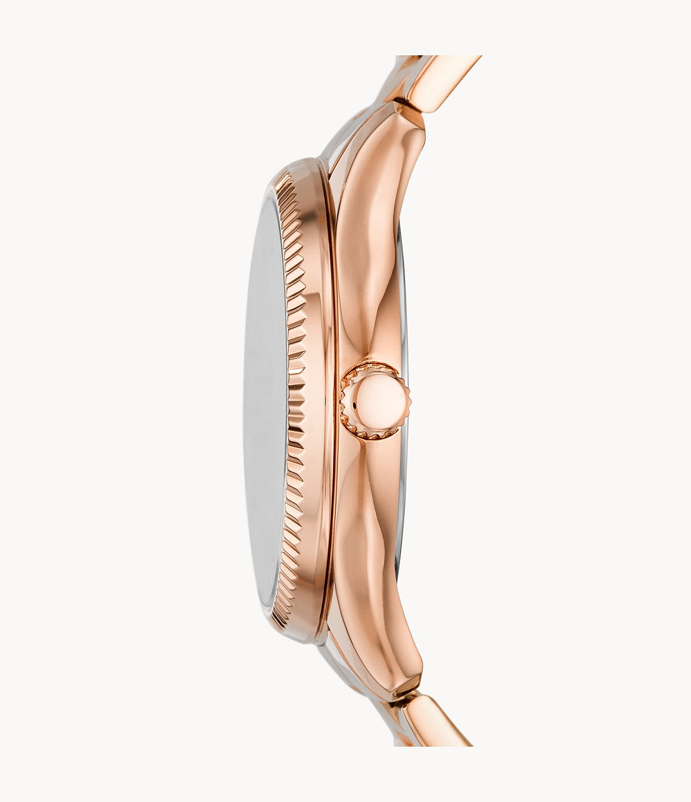 Fossil Rye Rose Gold Dial Women's watch 36mm