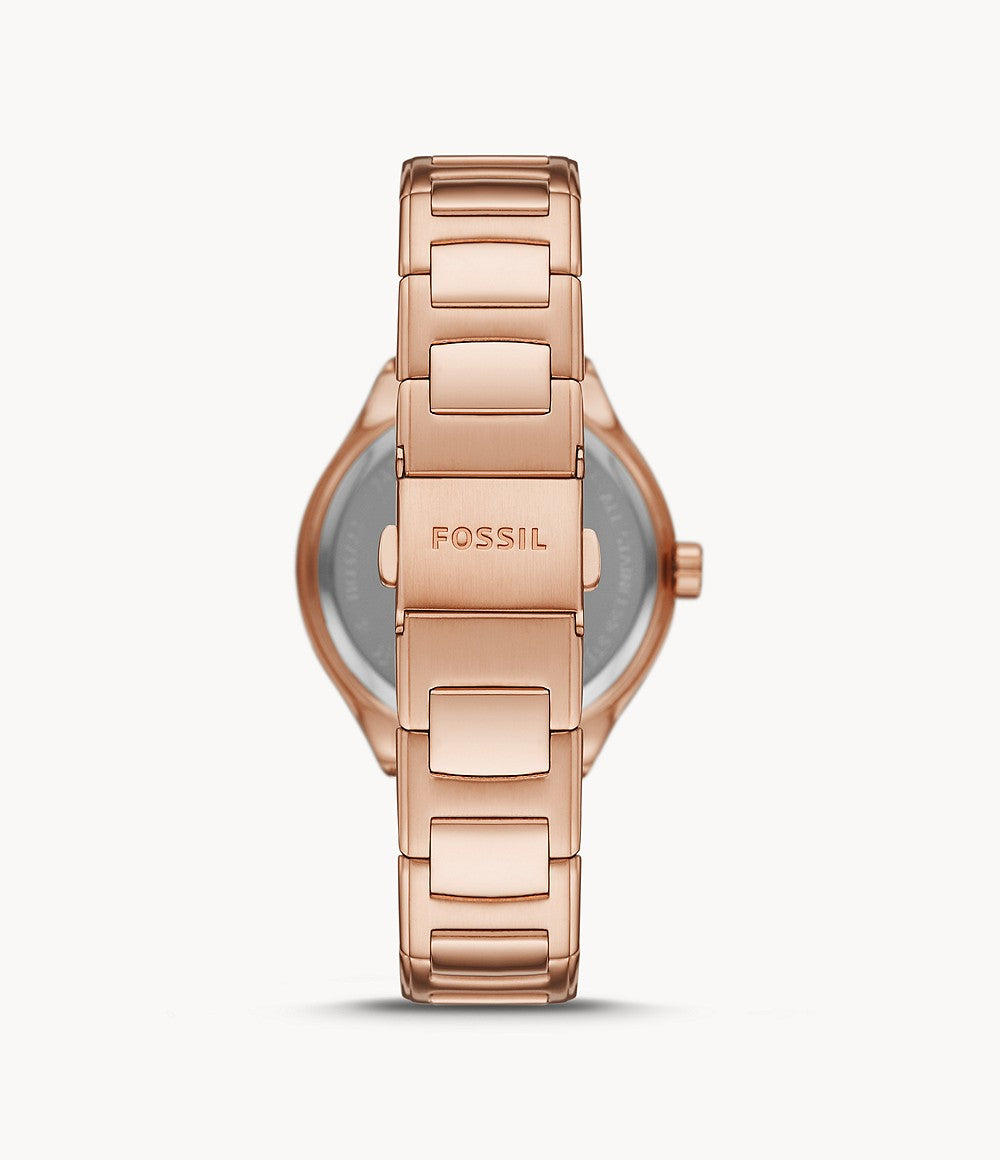 Fossil Eevie Rose Gold Dial Women's Watch 36mm
