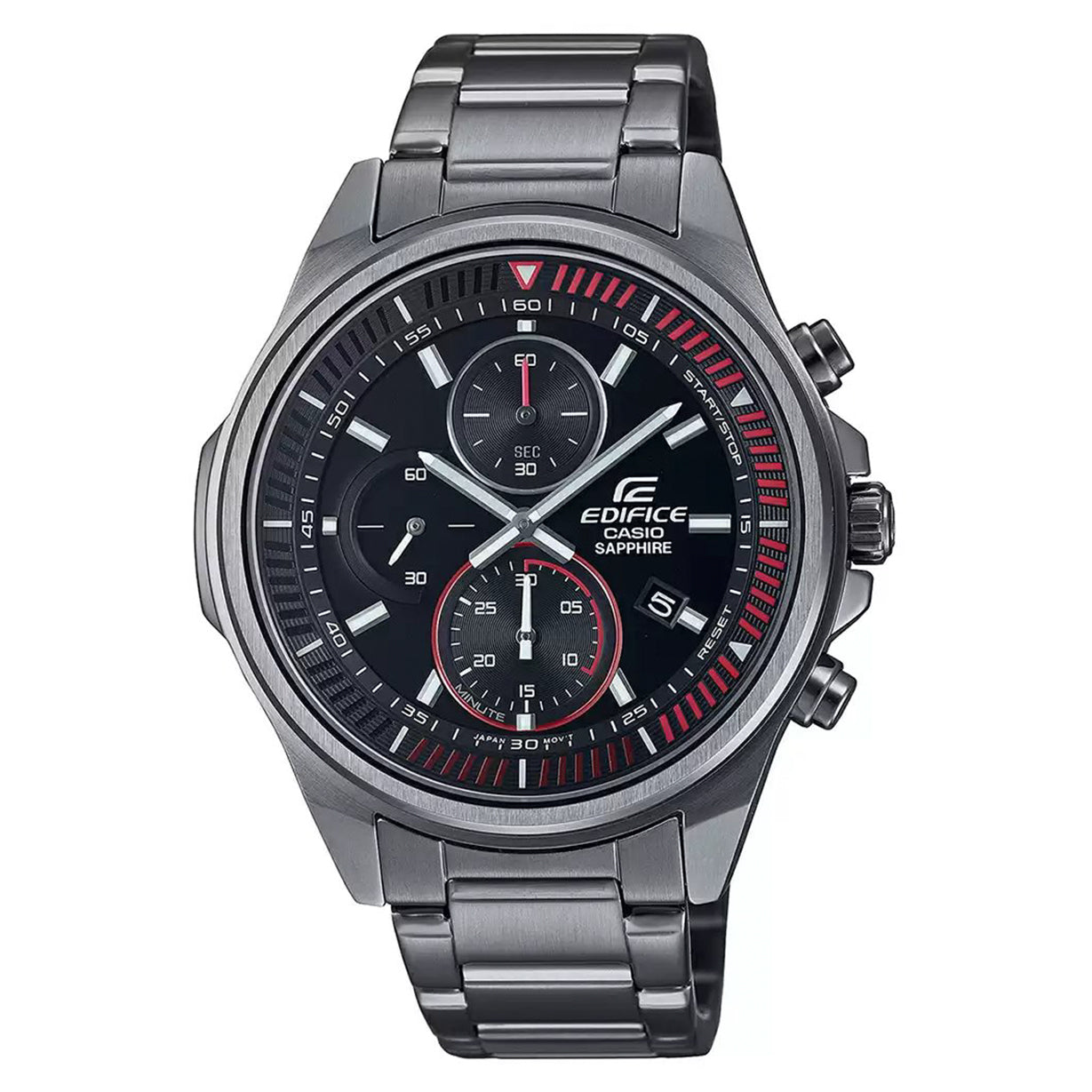 Casio Edifice  Black Dial Men 44.7mm