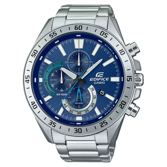 Edifice Chronograph Blue Stainless Steel