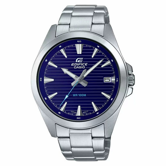 Edifice Blue Stainless Steel