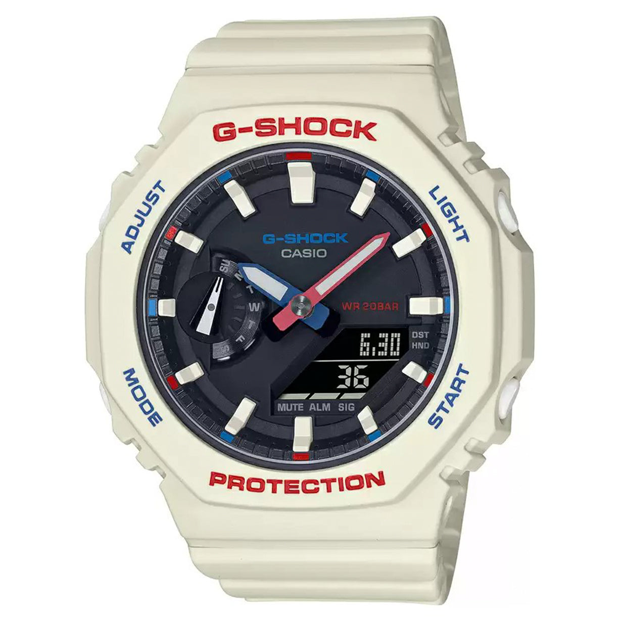 G-Shock White Carbon Core Guard Women