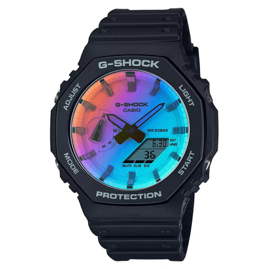 G-Shock Black Iridescent Carbon Multicolor