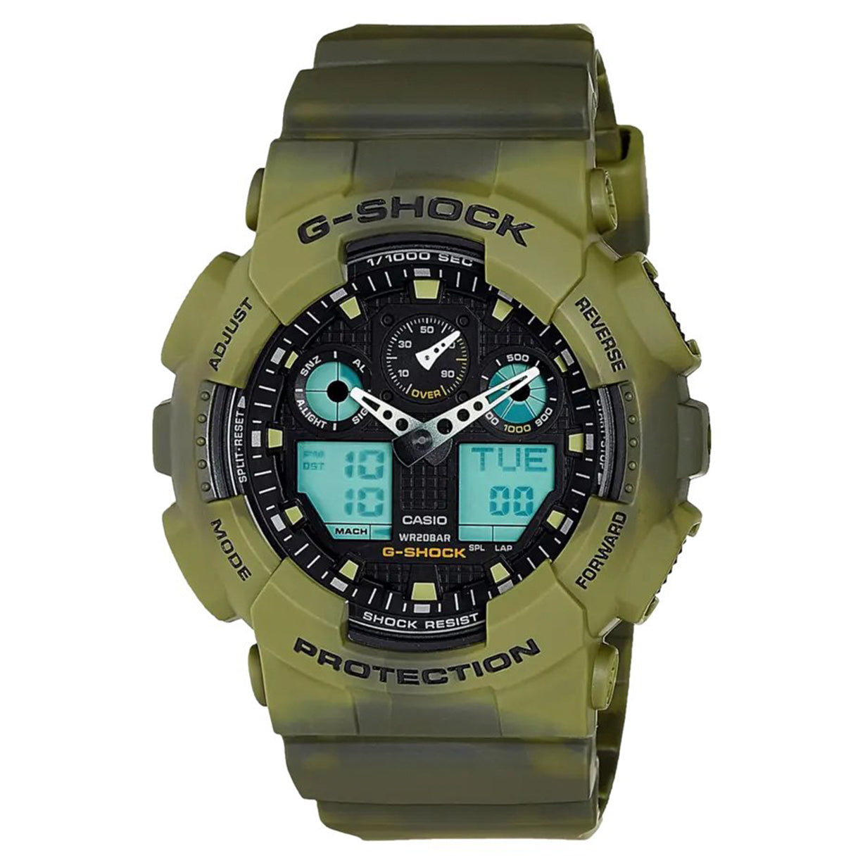 G-Shock Green & Grey Analog-Digital