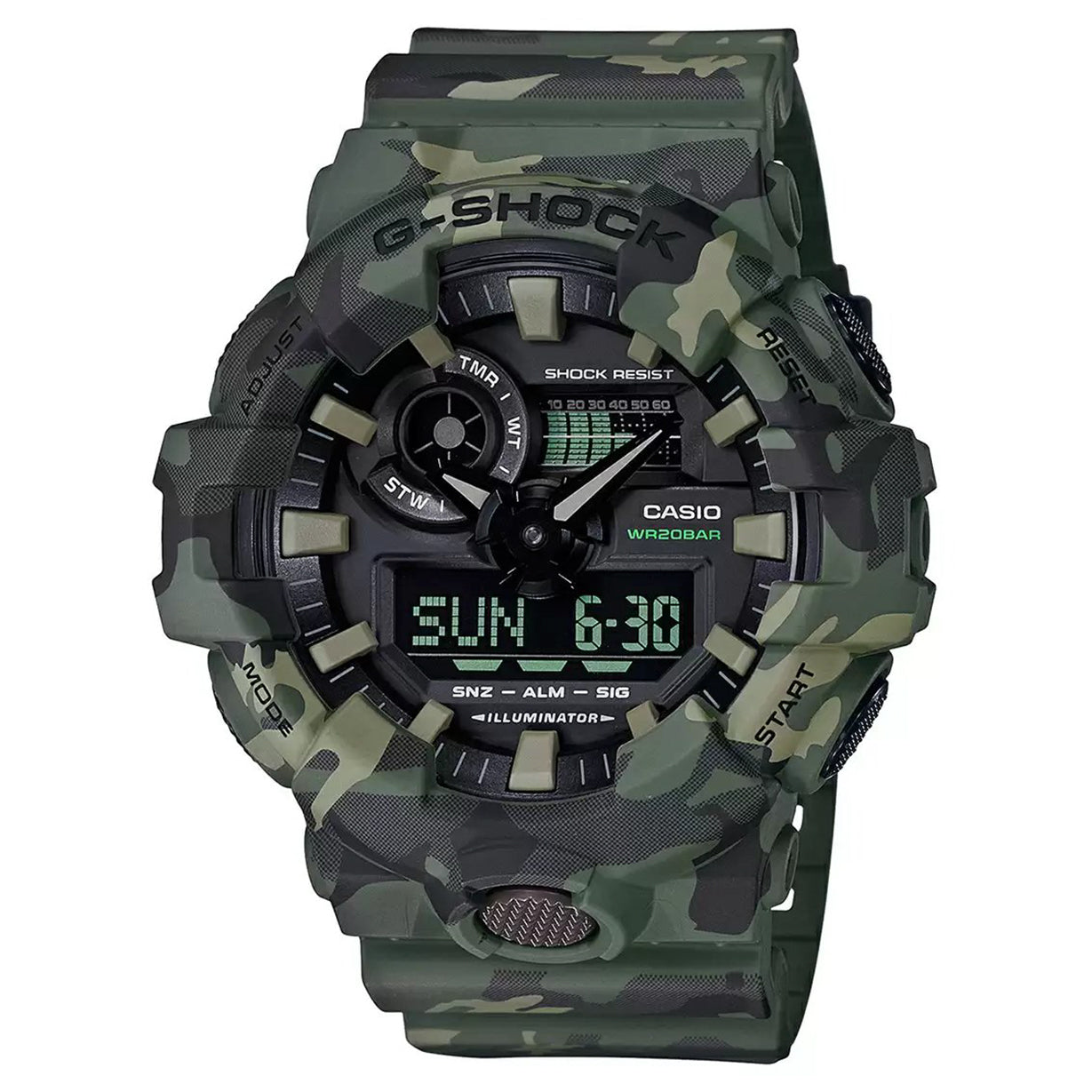 Casio G-Shock Black Dial Men's Watch 53.4mm