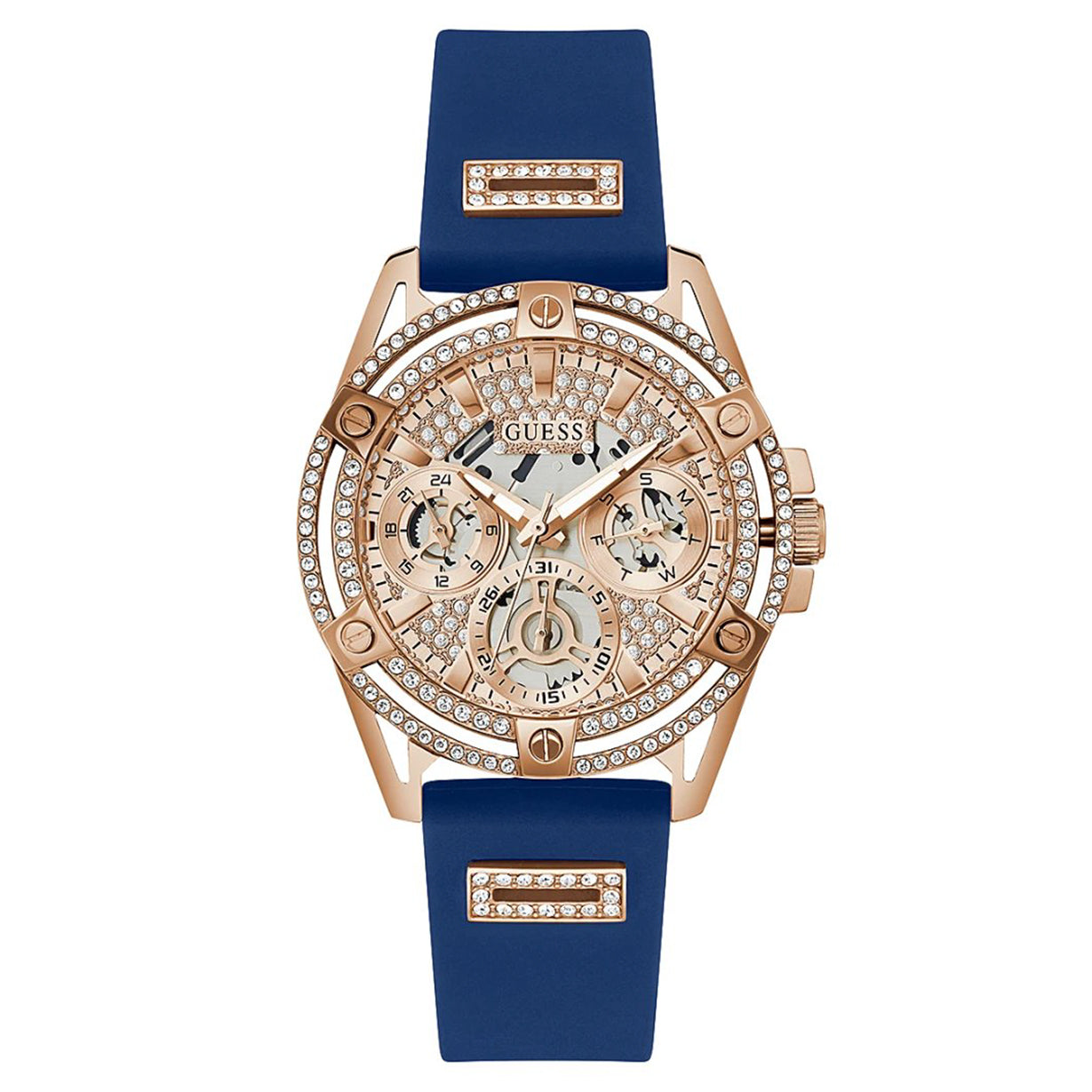 Guess Rose Gold & Blue