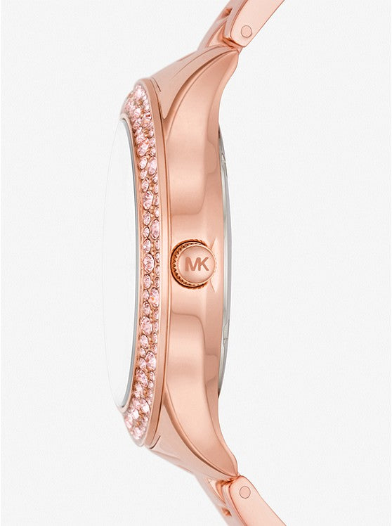 Liliane Pave Rose Gold Stainless Steel