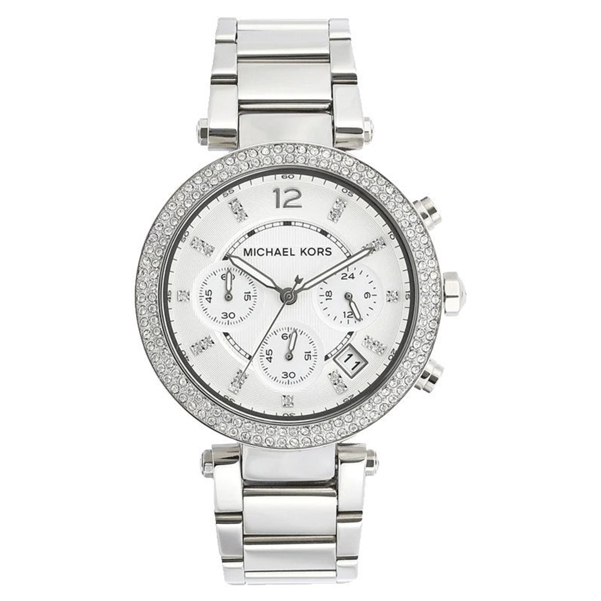 Parker Analog Silver Dial Stainless Steel Strap