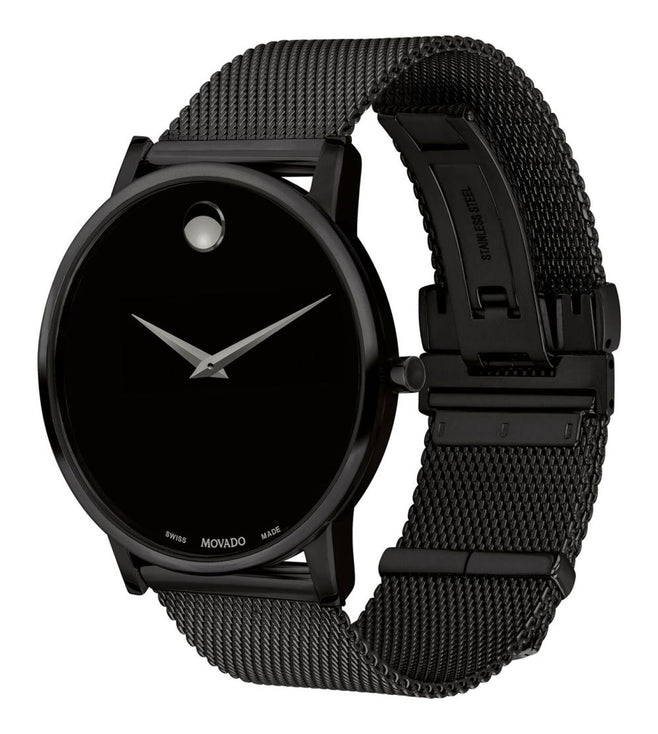 Museum Classic Black Dial Stainless Steel Strap