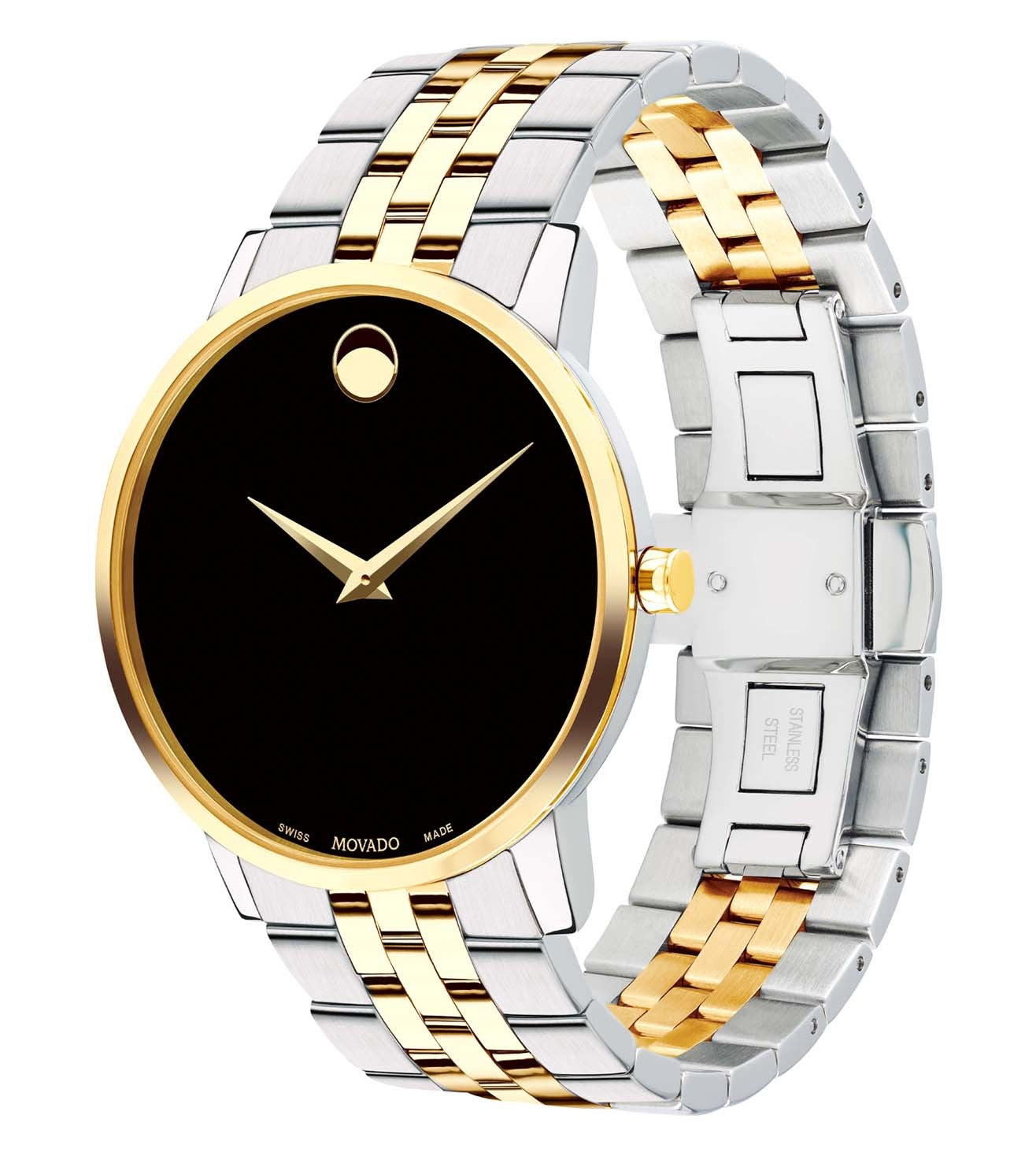 Museum Classic Black Dial Two-Tone Strap