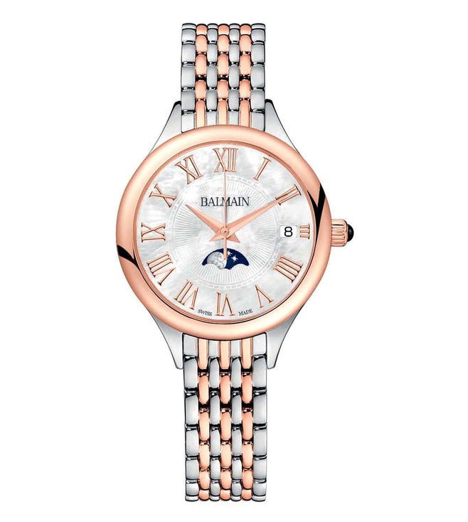 Balmain Moon Phase Mother Of Pearl Dial Women 31mm