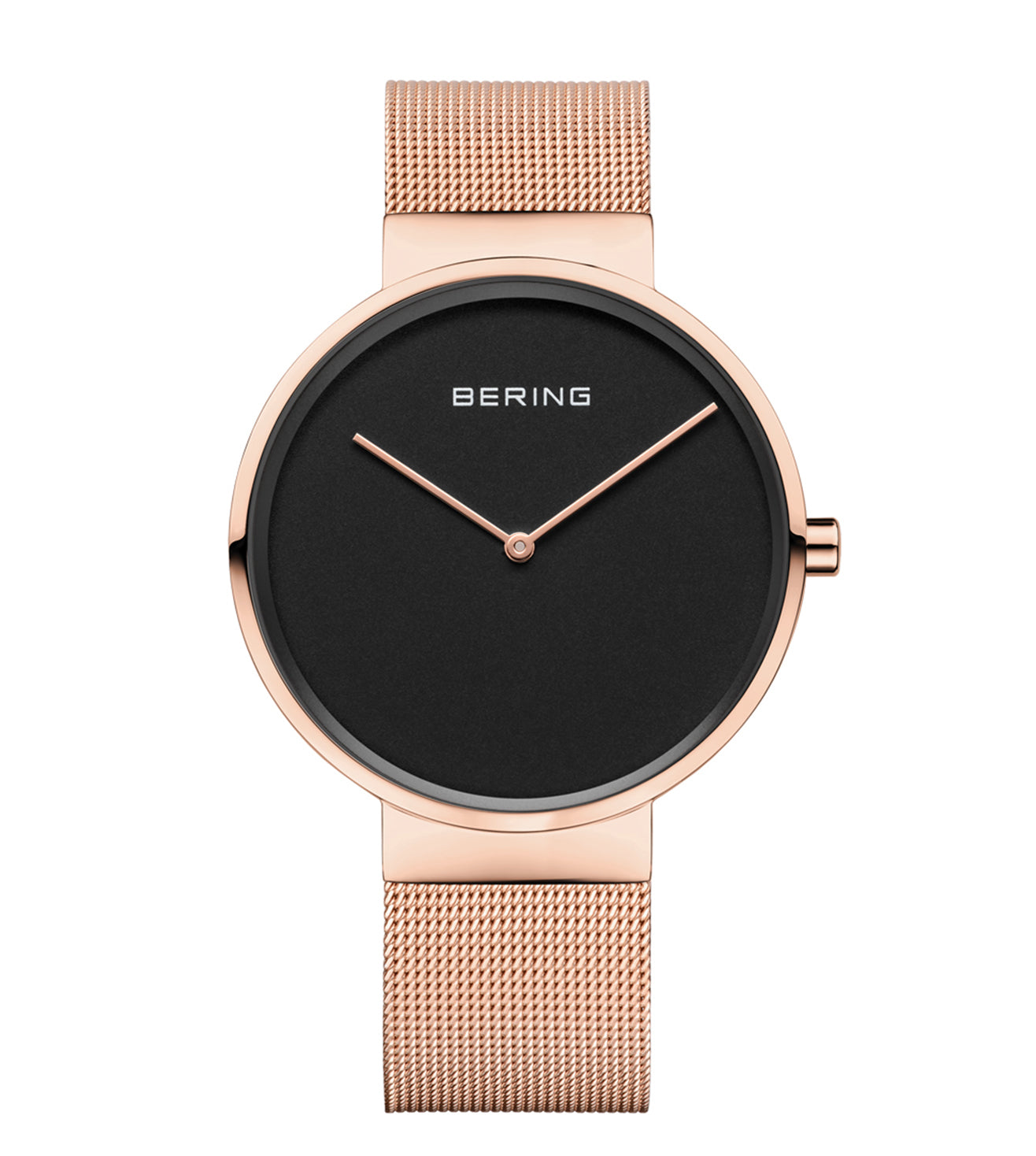 Classic Black & Rose Gold Stainless Steel