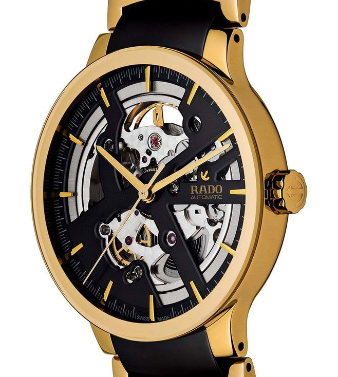 Centrix Automatic Open Heart Black & Gold