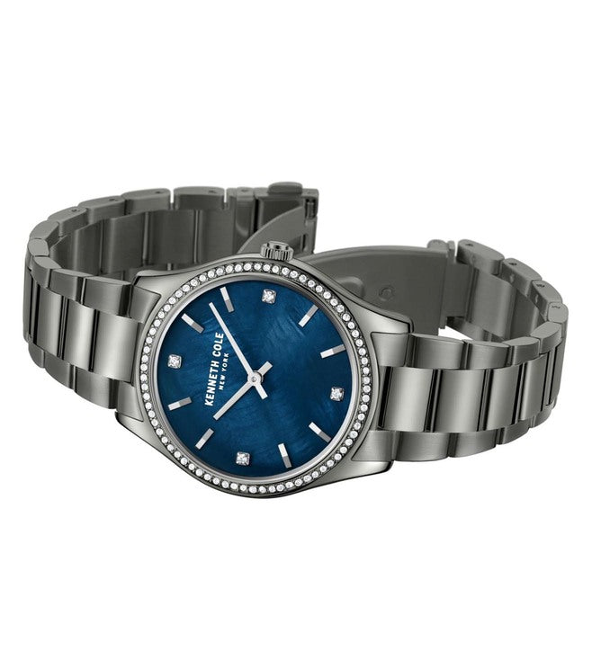 Kenneth Cole Analog Blue Dial Women 34.5mm Zimson Watch Store