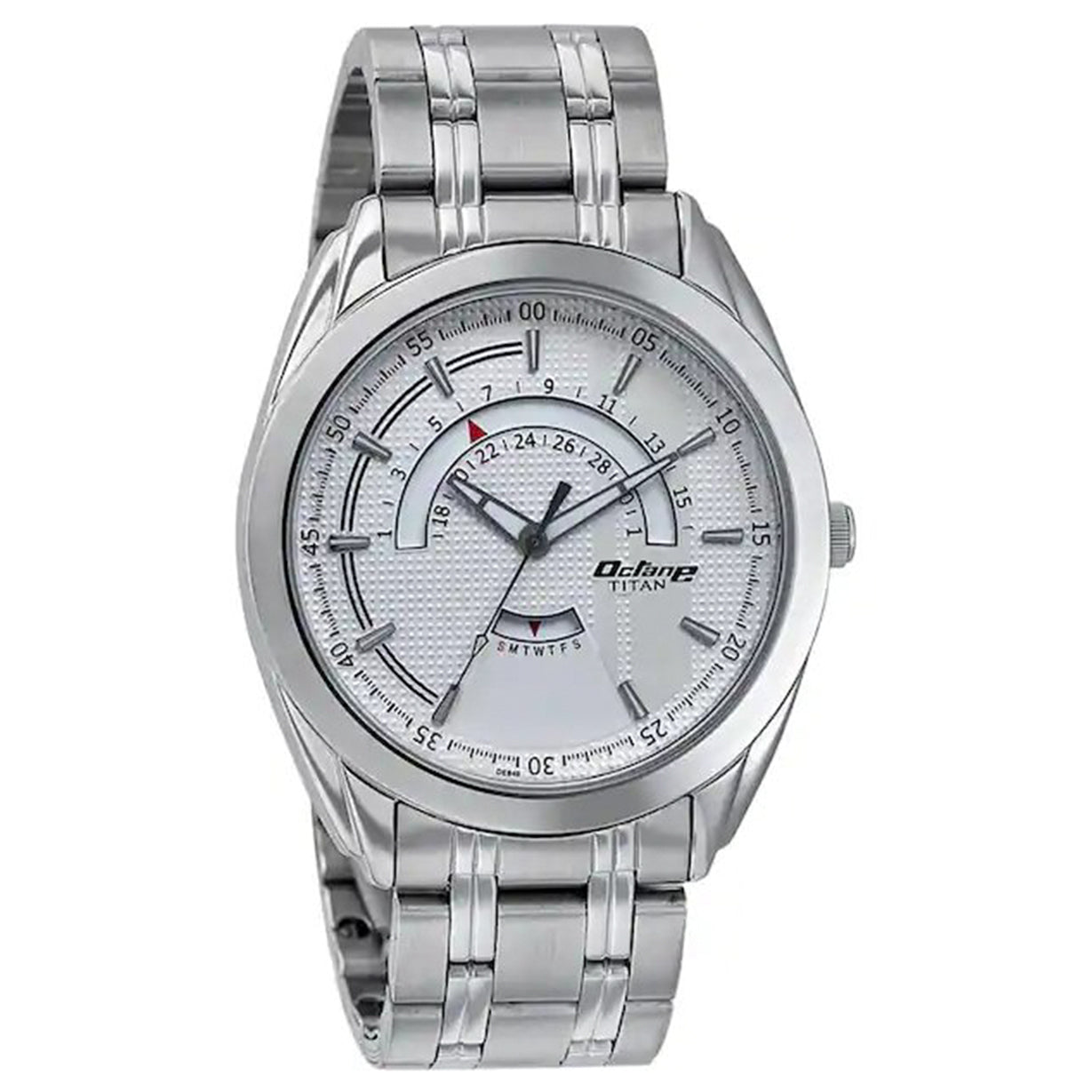 Octane White Dial & Silver Stainless Steel Strap
