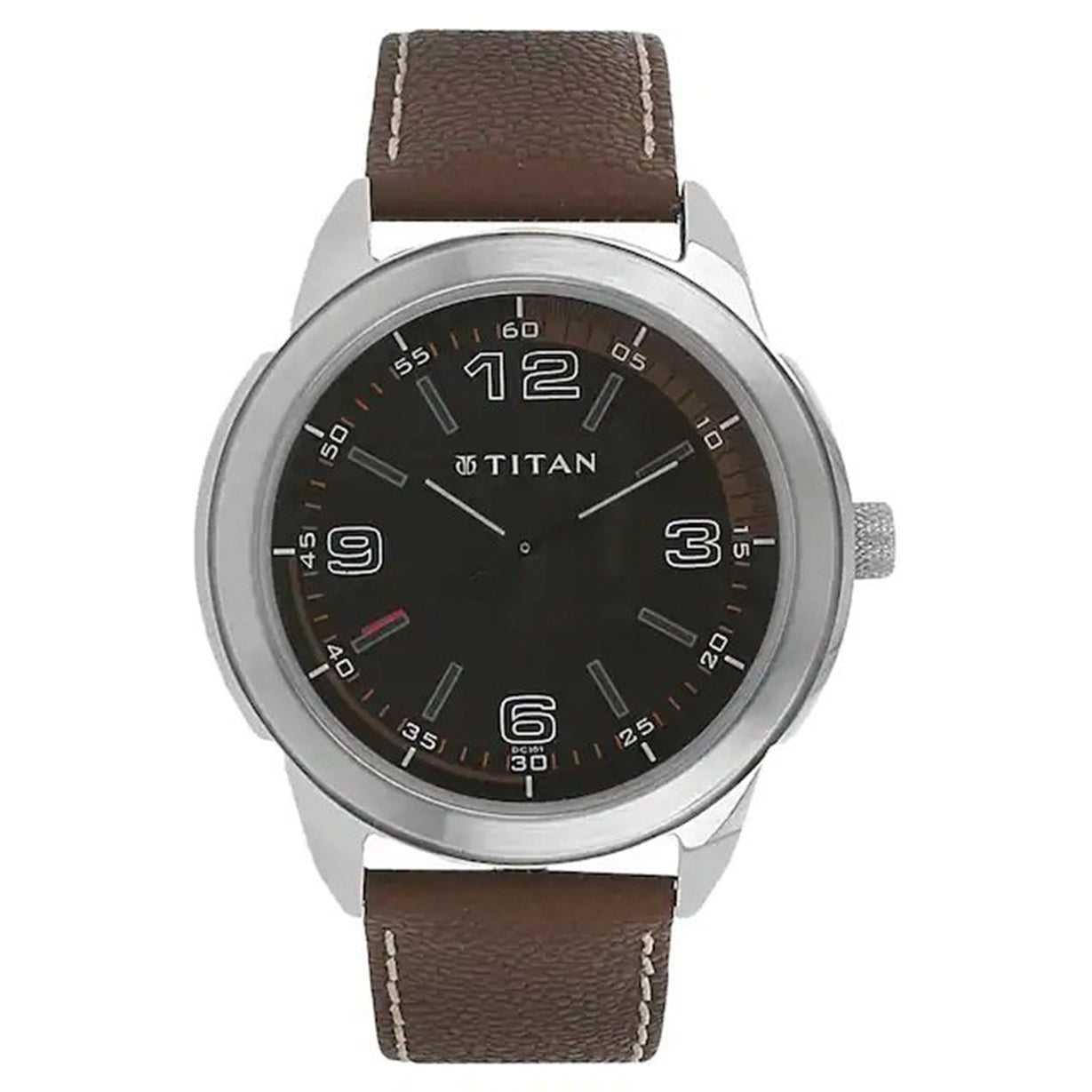 Youth Black Dial Leather