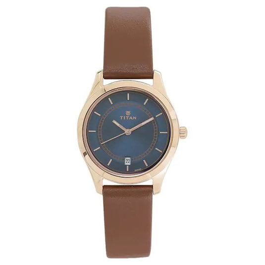Workwear Blue Dial & Leather Strap
