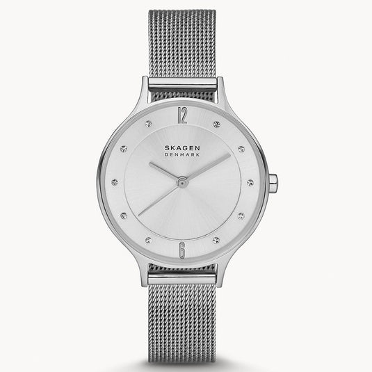 Anita Silver Dial & Stainless Steel Strap