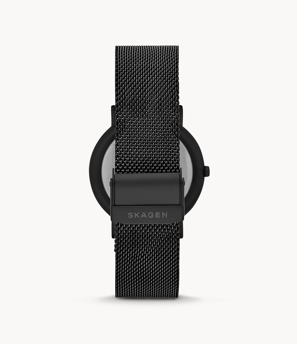 Signatur Black Dial Stainless Steel Strap