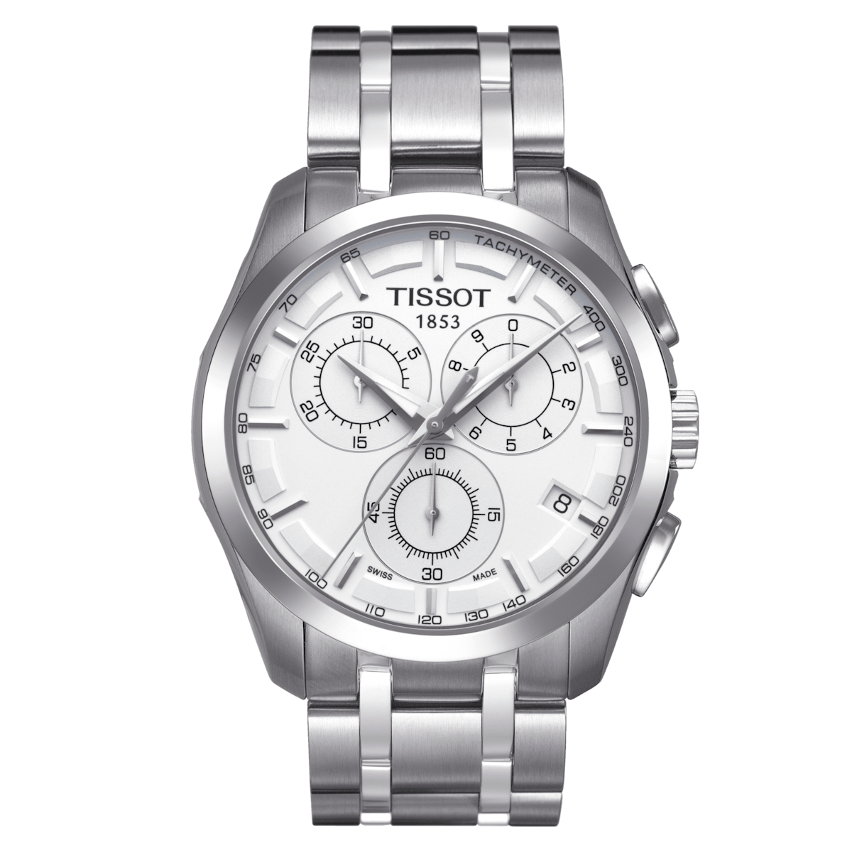 T-Classic Couturier chronograph Grey Stainless Steel