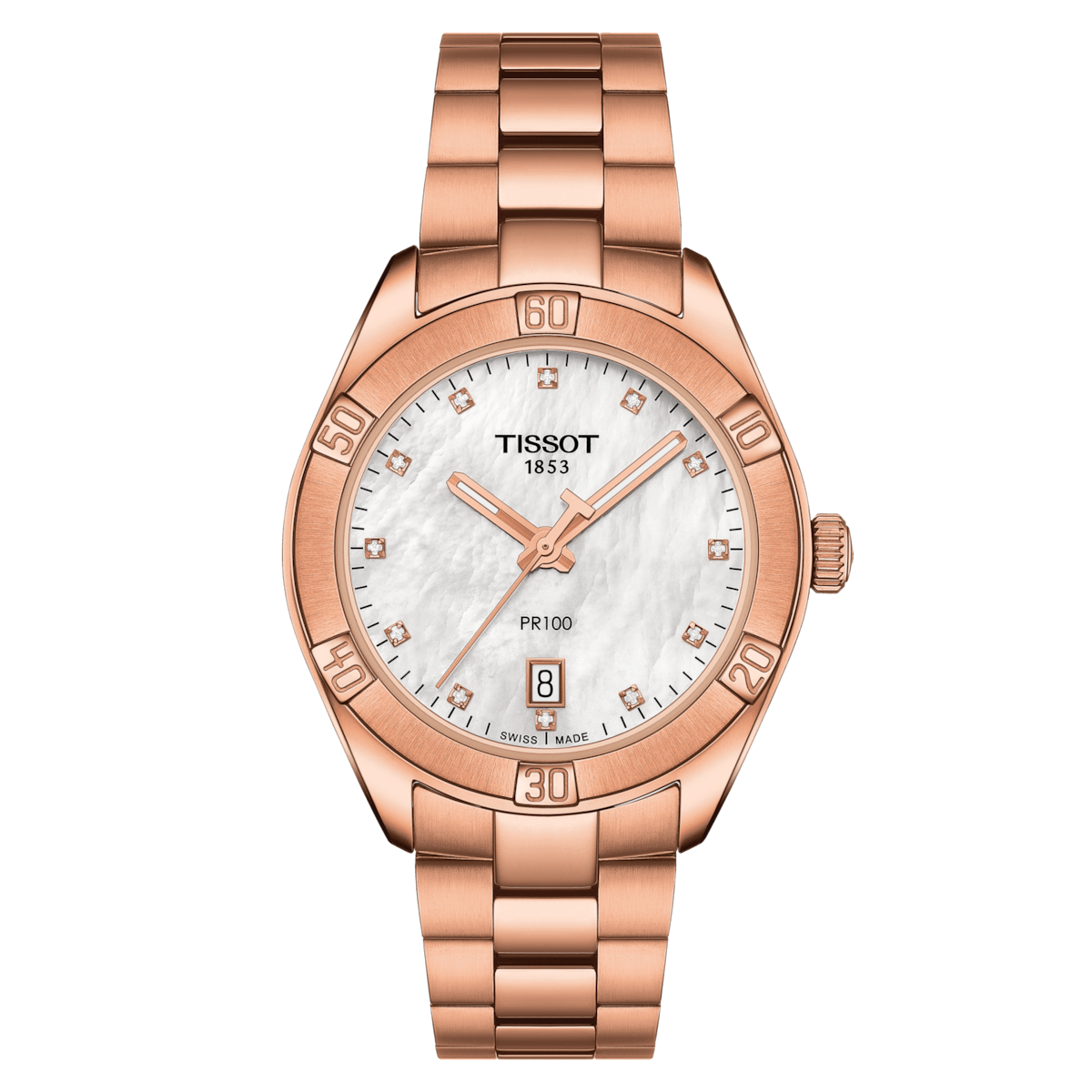 Tissot T-Classic White Mother-Of-Pearl Dial Women 36mm