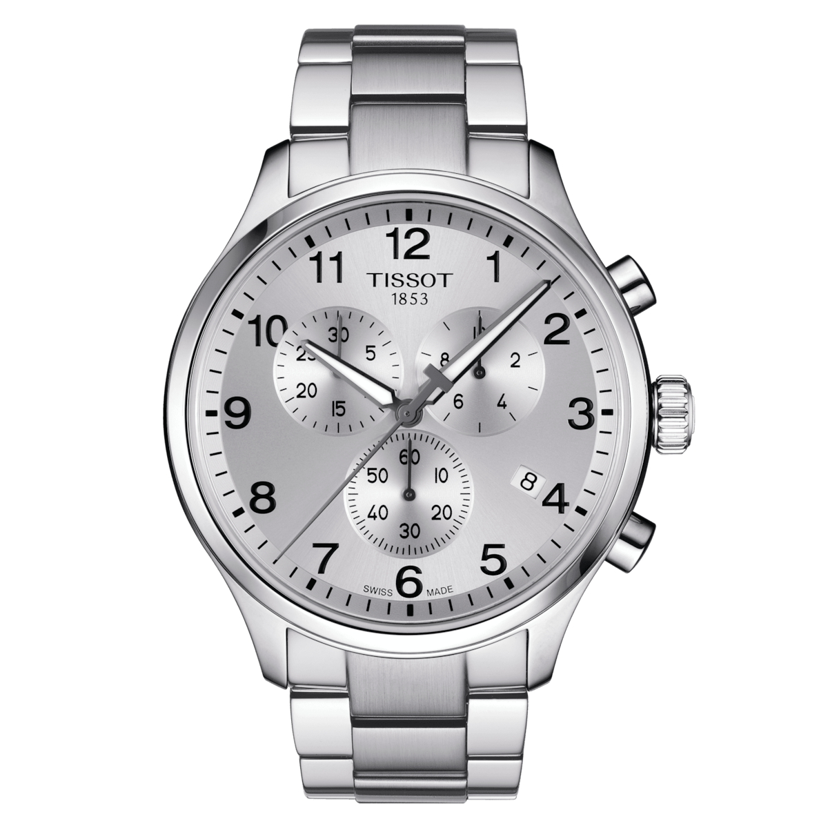 T-Sport Chrono XL Classic Grey And Silver