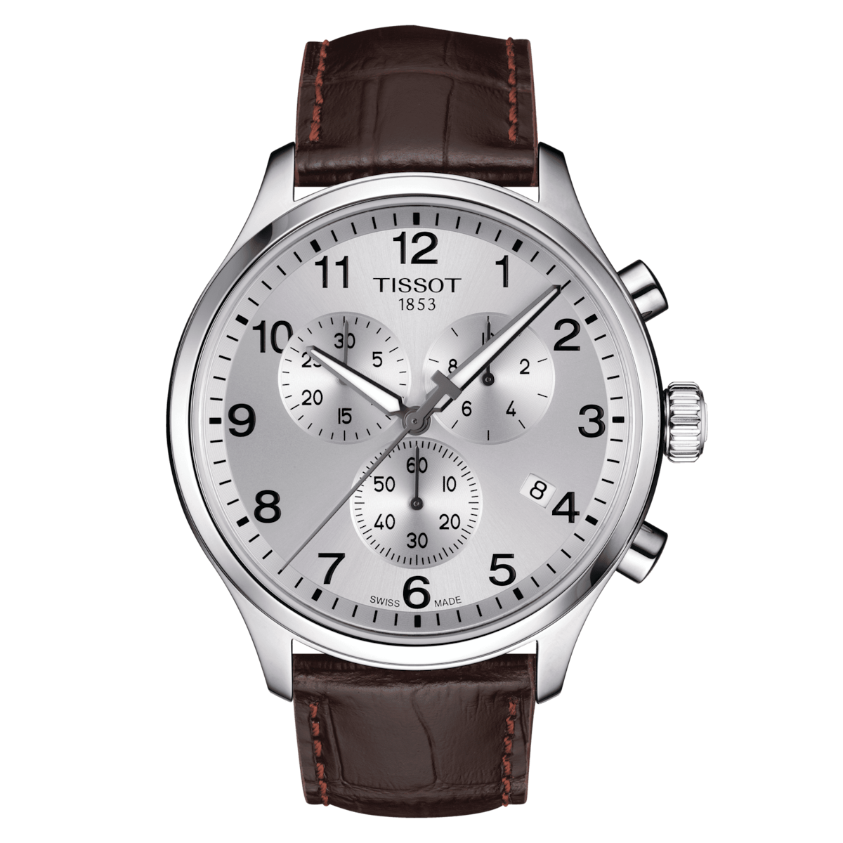 T-Sport Chrono XL Classic Brown And Silver