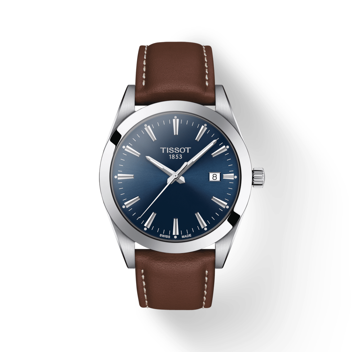 T-Classic Gentleman Blue & Brown Leather