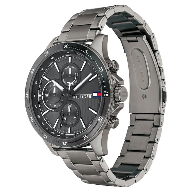 Tommy Hilfiger Grey Stainless Steel