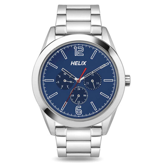 Helix Blue Dial Stainless Steel