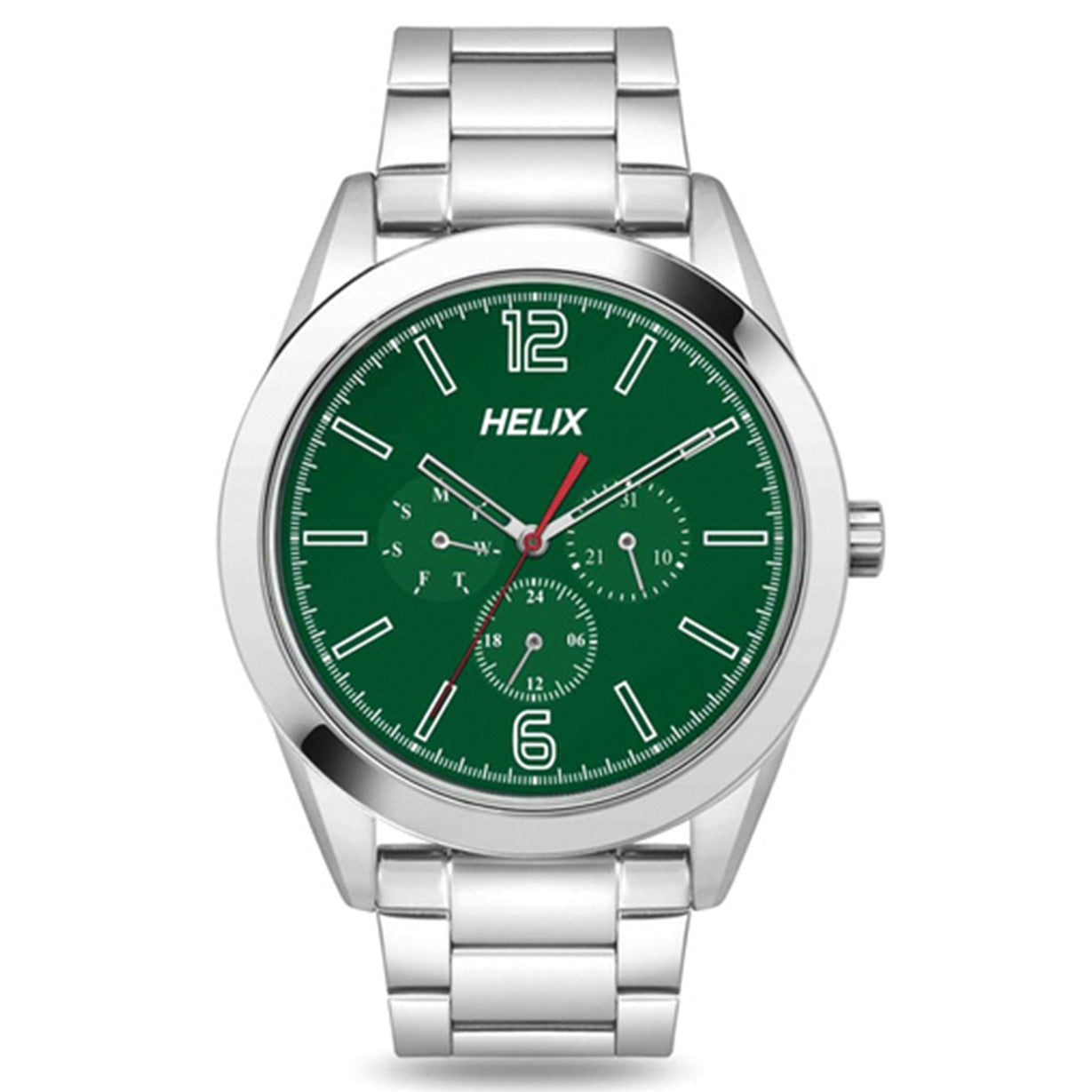 Helix Green Dial Stainless Steel