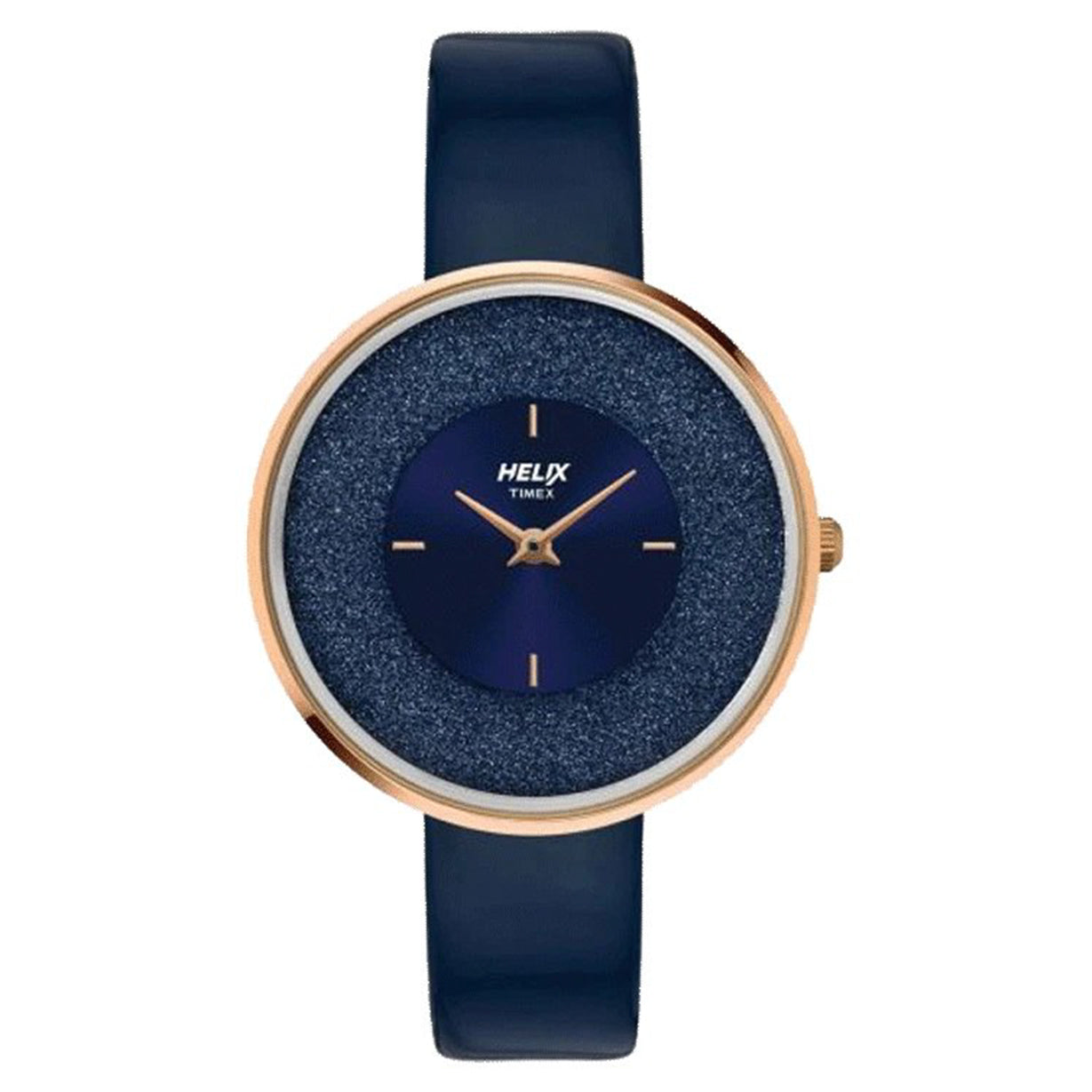 Helix Dark Blue Dial Leather