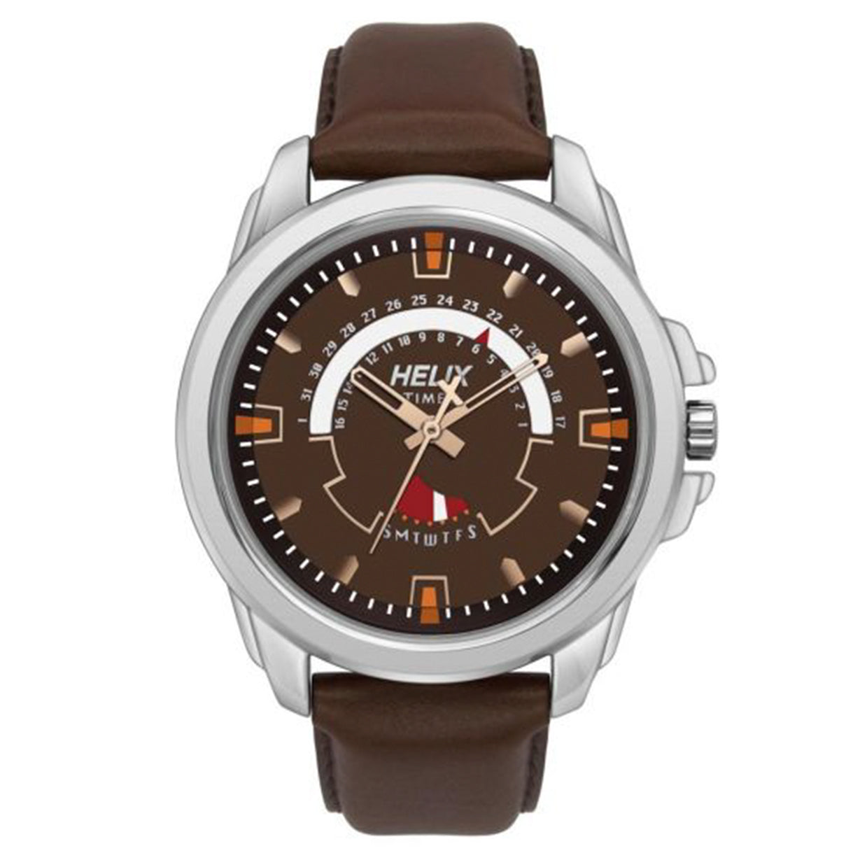 Helix Brown Dial Leather