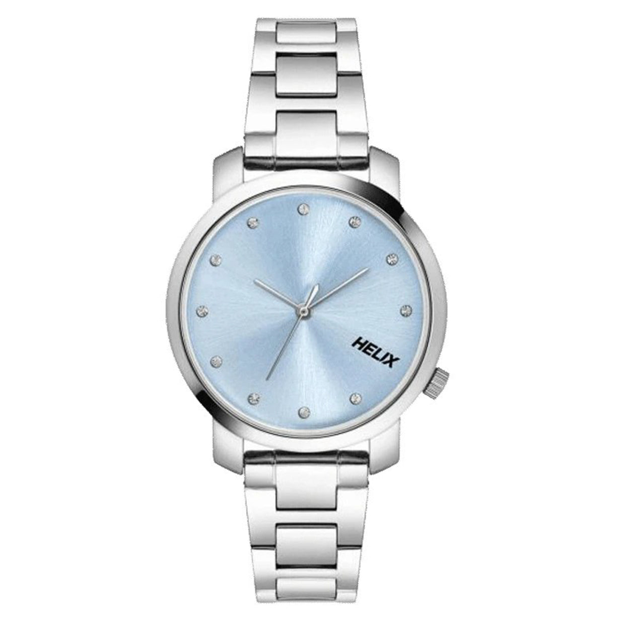 Helix Light Blue Dial Stainless Steel Strap